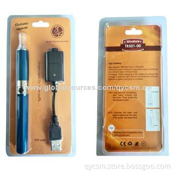 900mAh Evod MT3 Blister Pack Electronic Cigarettes with Factory Price, 3.2-3.7V Suitable Voltage